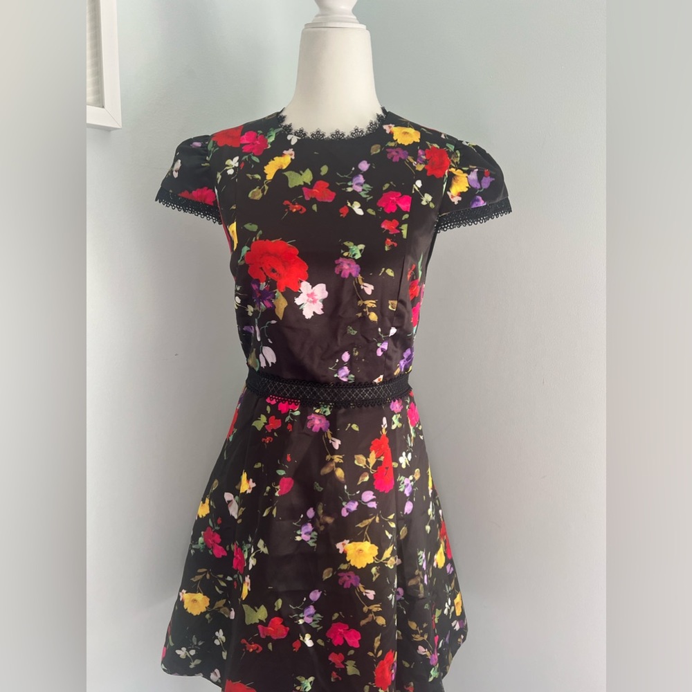 Alice + Olivia Floral Minidress